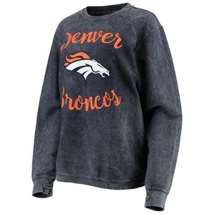 Denver Broncos Comfy Cord Pullover Sweatshirt